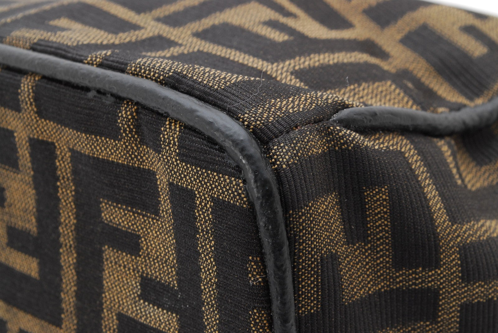 Fendi zucca Vanity Handbag - Brown, Nylon Canvas