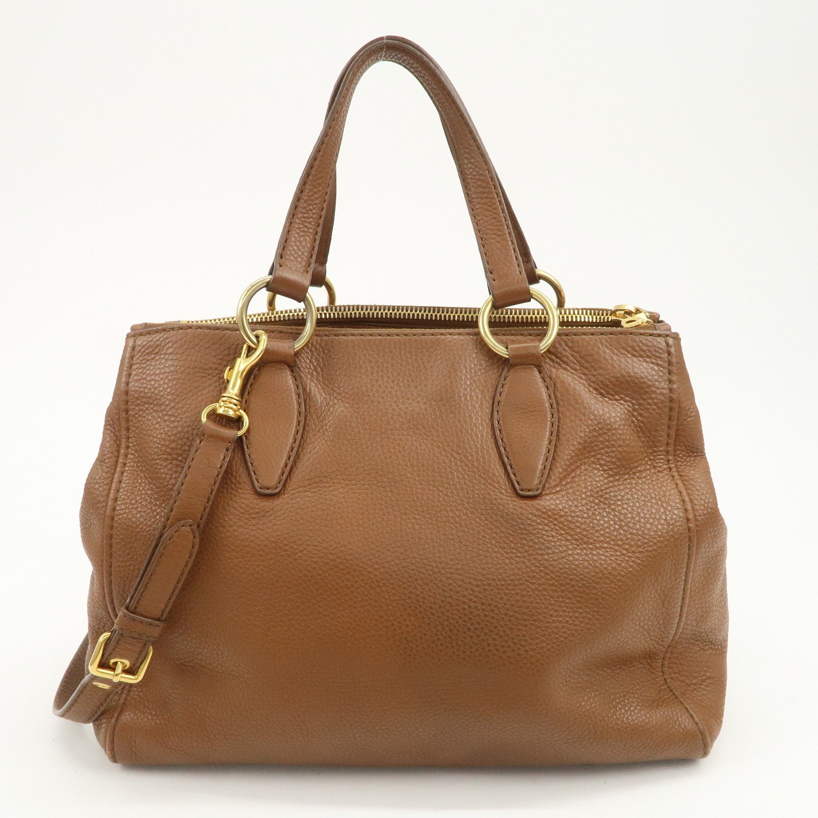 Miu Miu Hand Bag - Brown, Leather