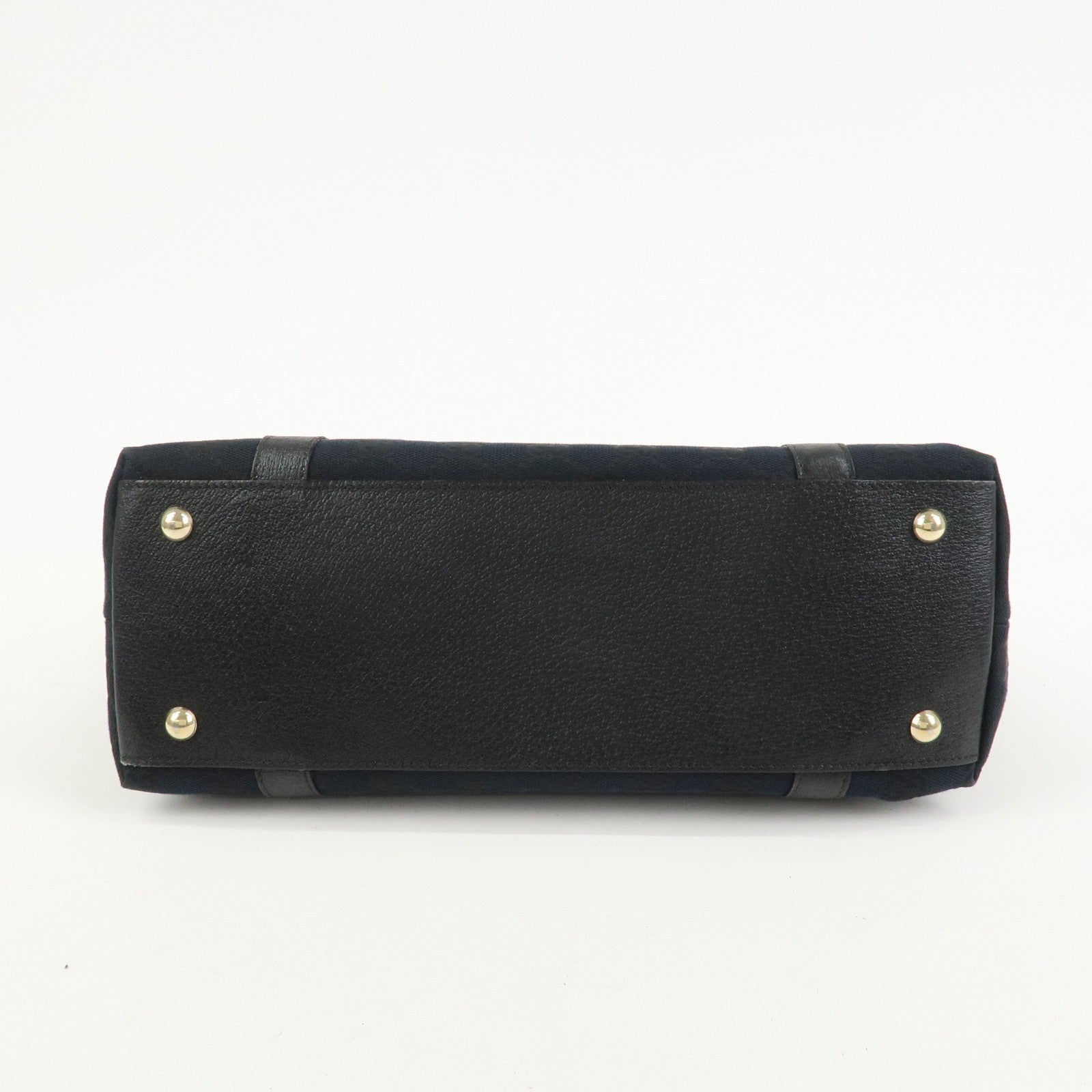 Gucci Abbey Tote Bag - Black, GG Canvas, Leather