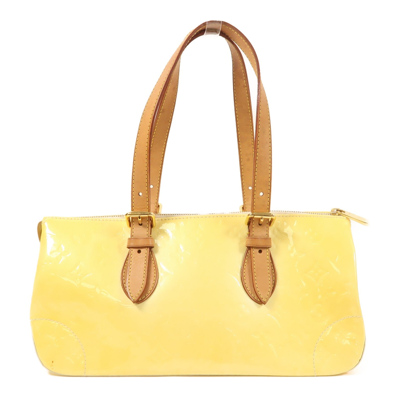 Louis Vuitton LV GHW Rosewood Avenue Shoulder Bag - Yellow, Patent Leather