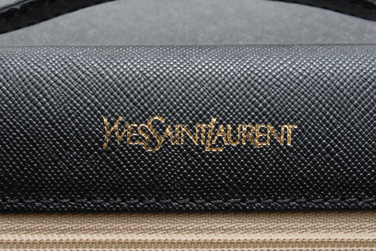 Saint Laurent Yves Saint Laurent Crossbody Shoulder Bag - Black, Leather