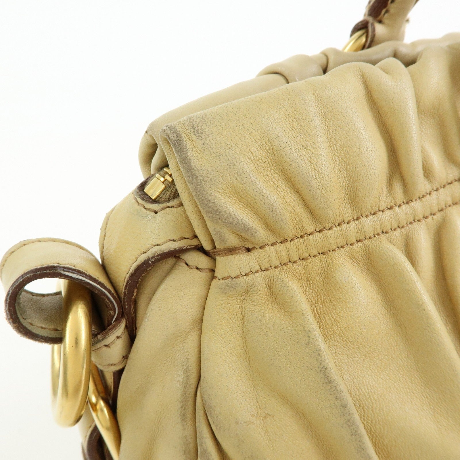 Prada Hand Bag - Camel, Nappa Leather