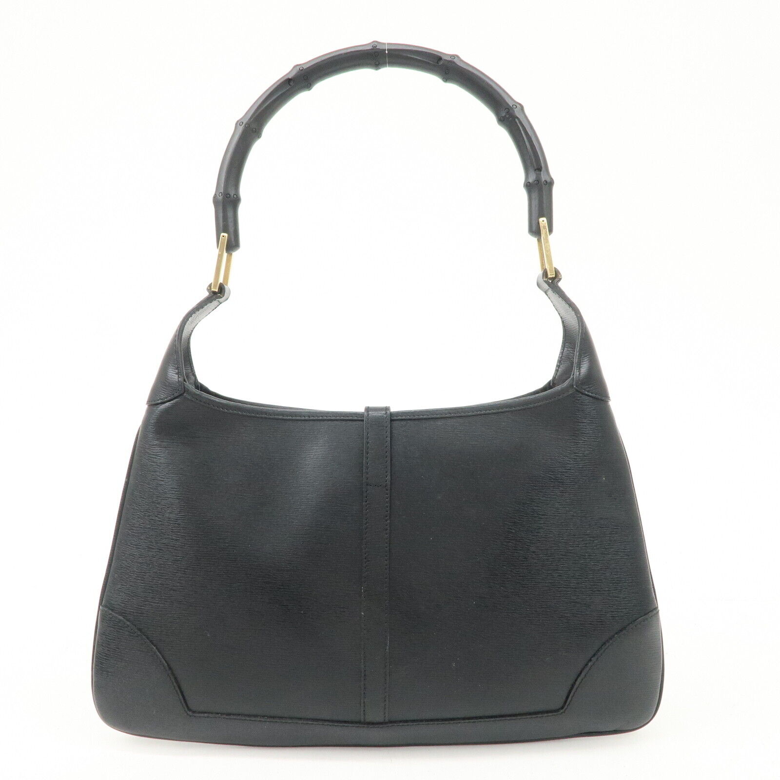 Gucci Bamboo Shoulder Bag - Black, Leather