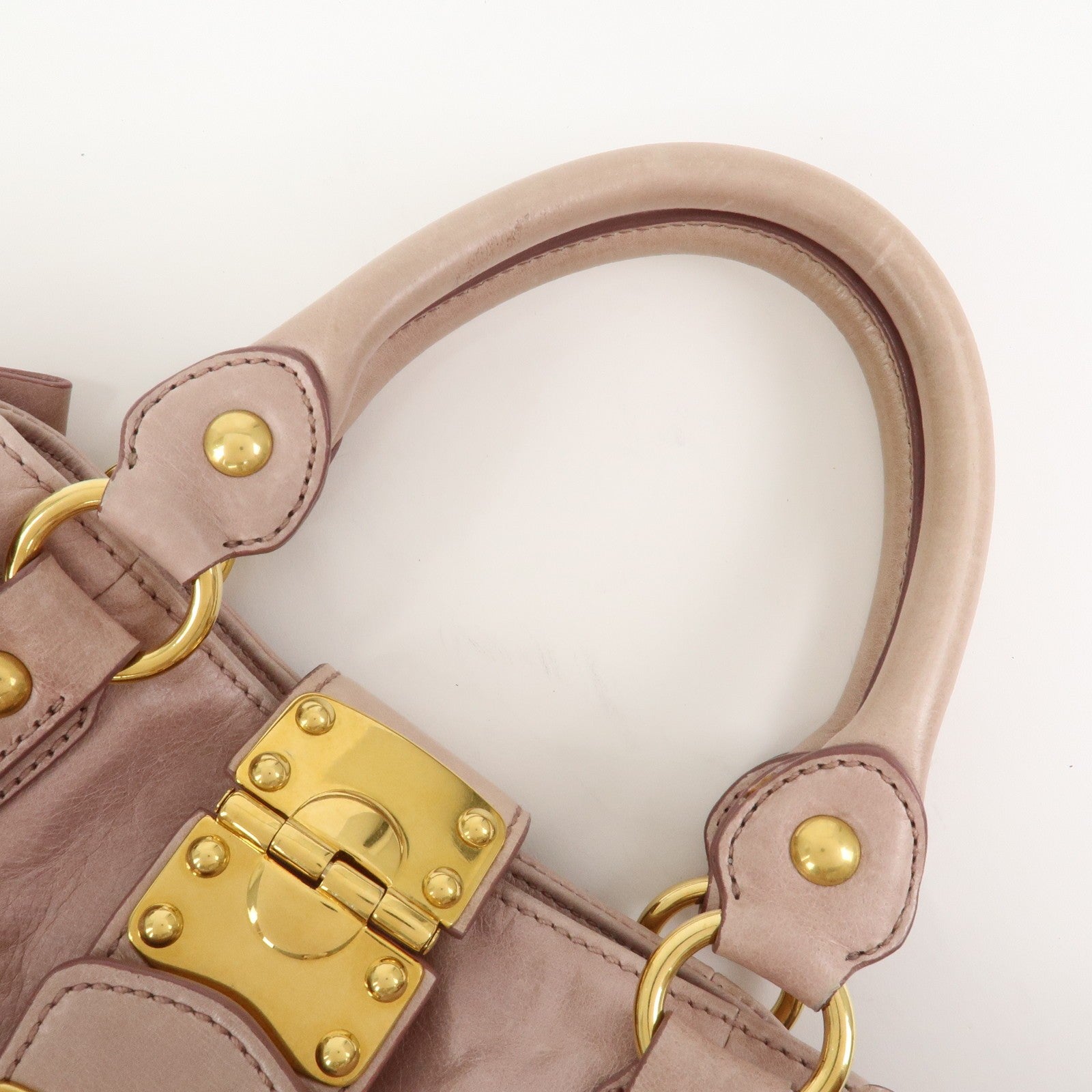 Miu Miu Hand Shoulder Bag - Pink, Leather