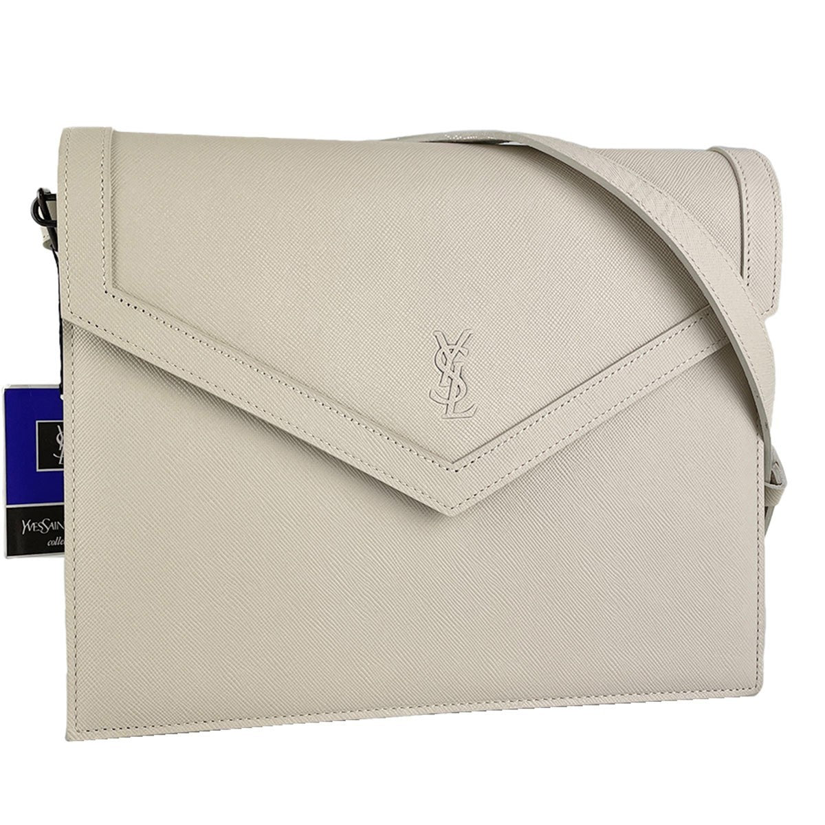 Saint Laurent Shoulder Bag - Off White, Leather