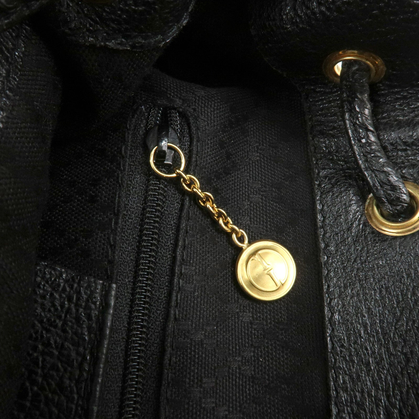 Gucci Bamboo Backpack - Black, Suede, Leather