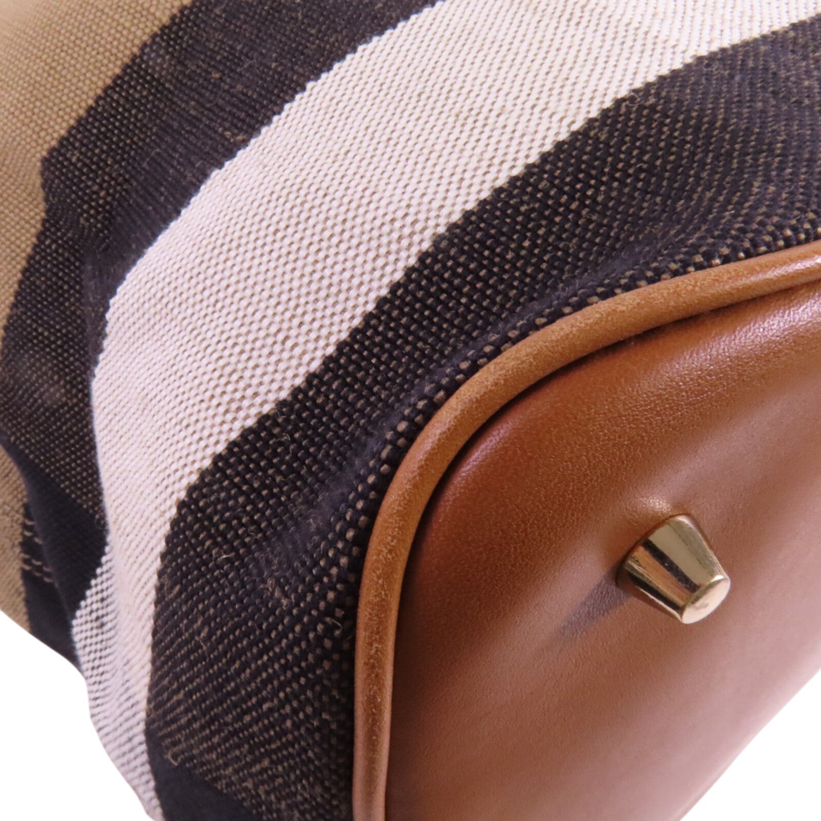 Burberry GHW Handbag Shoulder Bag - Brown, Canvas