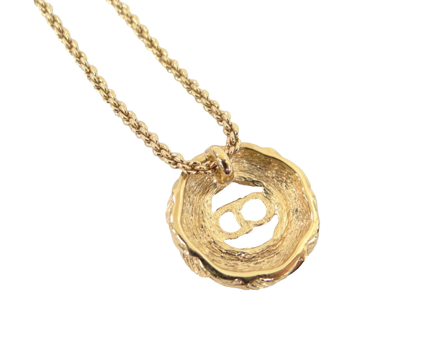 Dior Chain Necklace Pendant - Gold, Metal