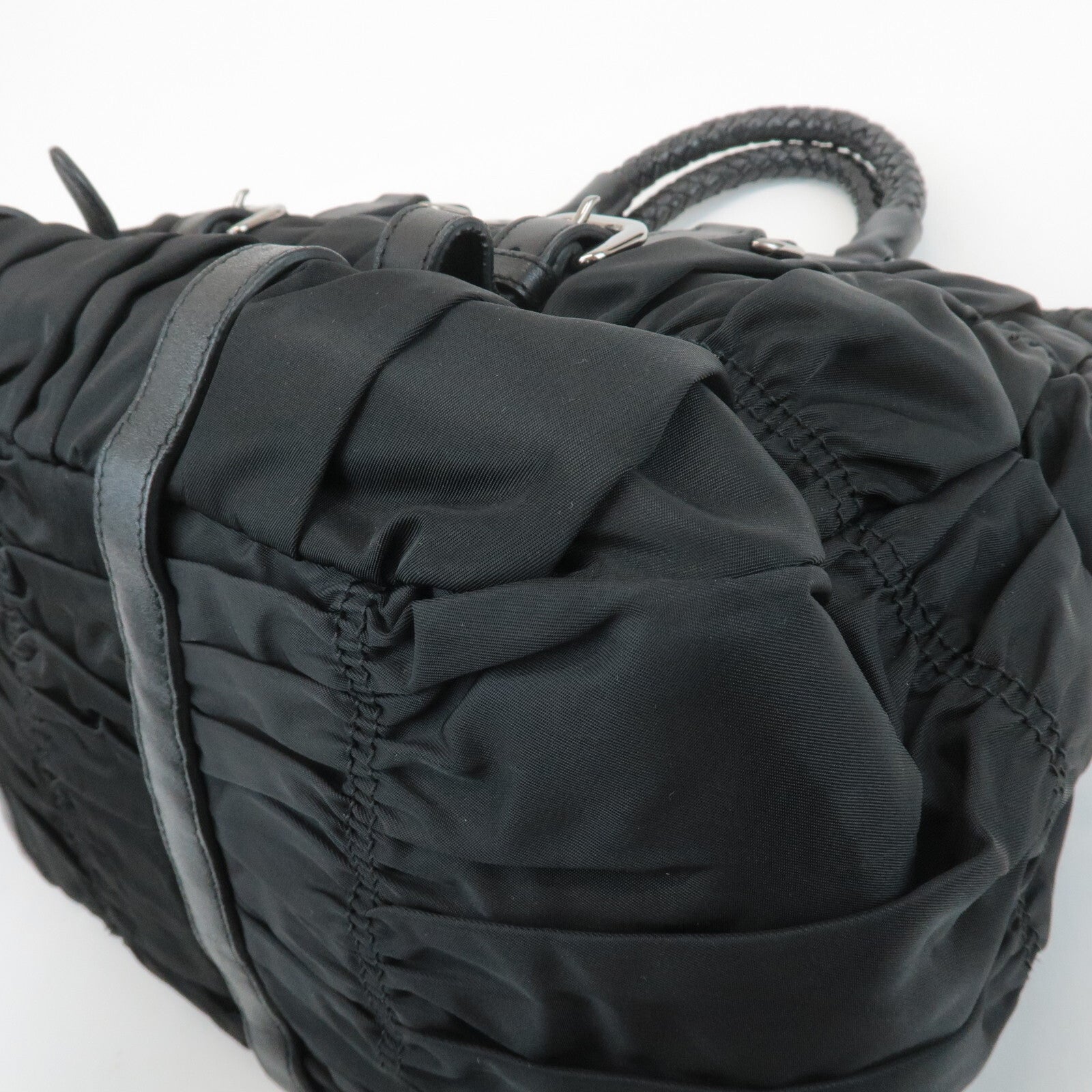 Prada Handbag - Black, Nylon and Leather