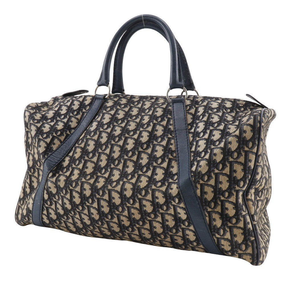 Dior Trotter Boston Bag - Navy Blue, Canvas