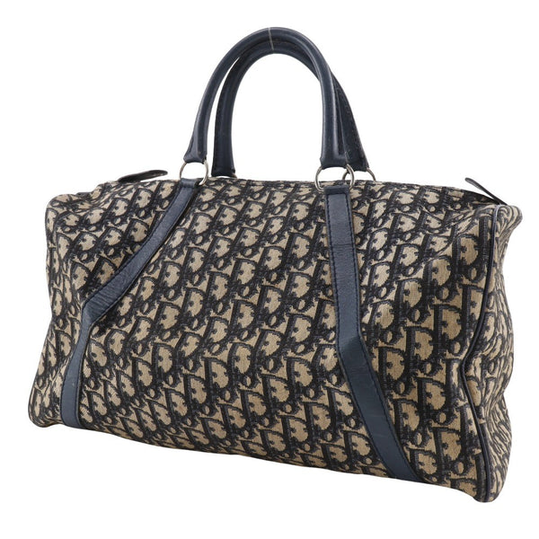 Dior Trotter Boston Bag - Navy Blue, Canvas