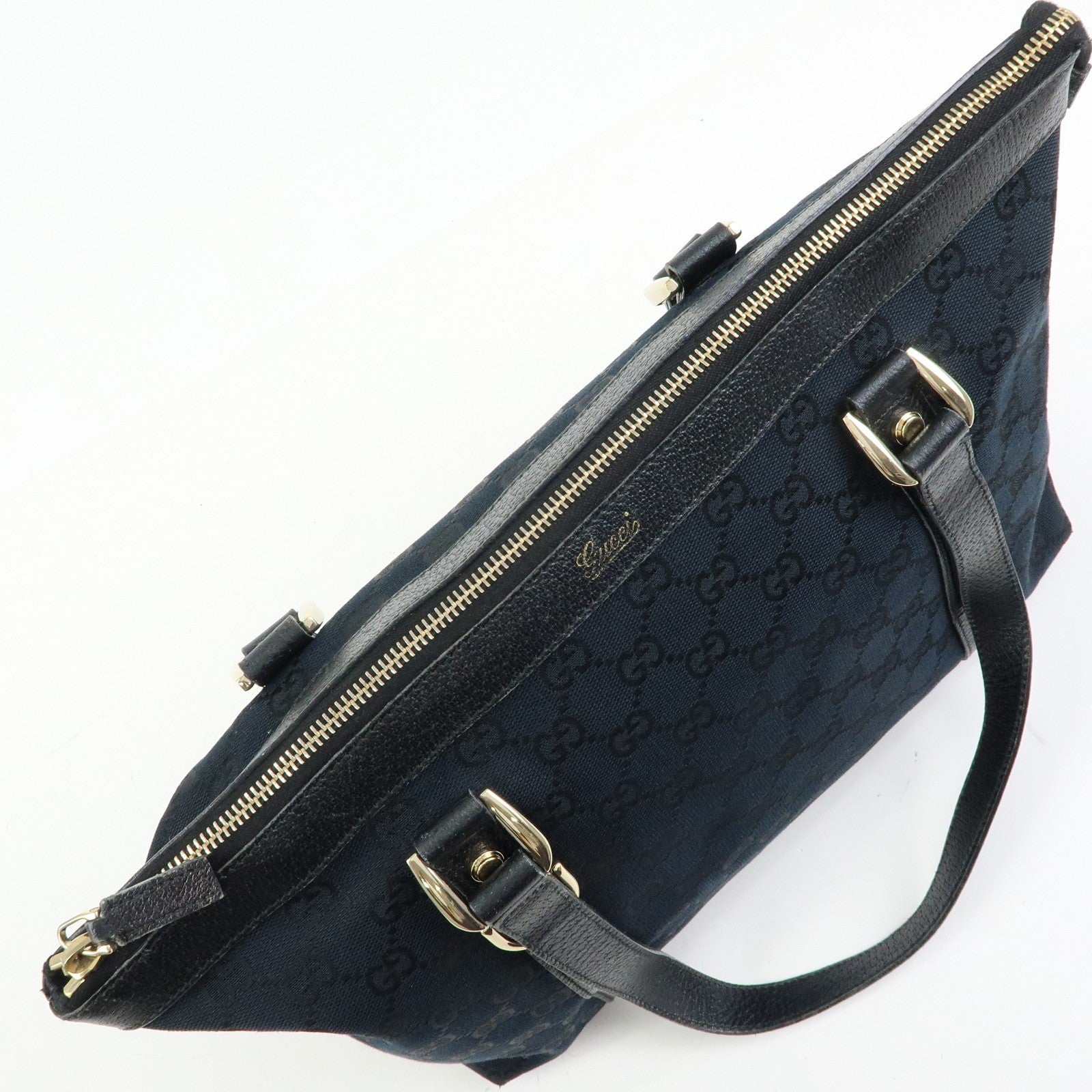 Gucci Abbey Tote Bag - Black, GG Canvas