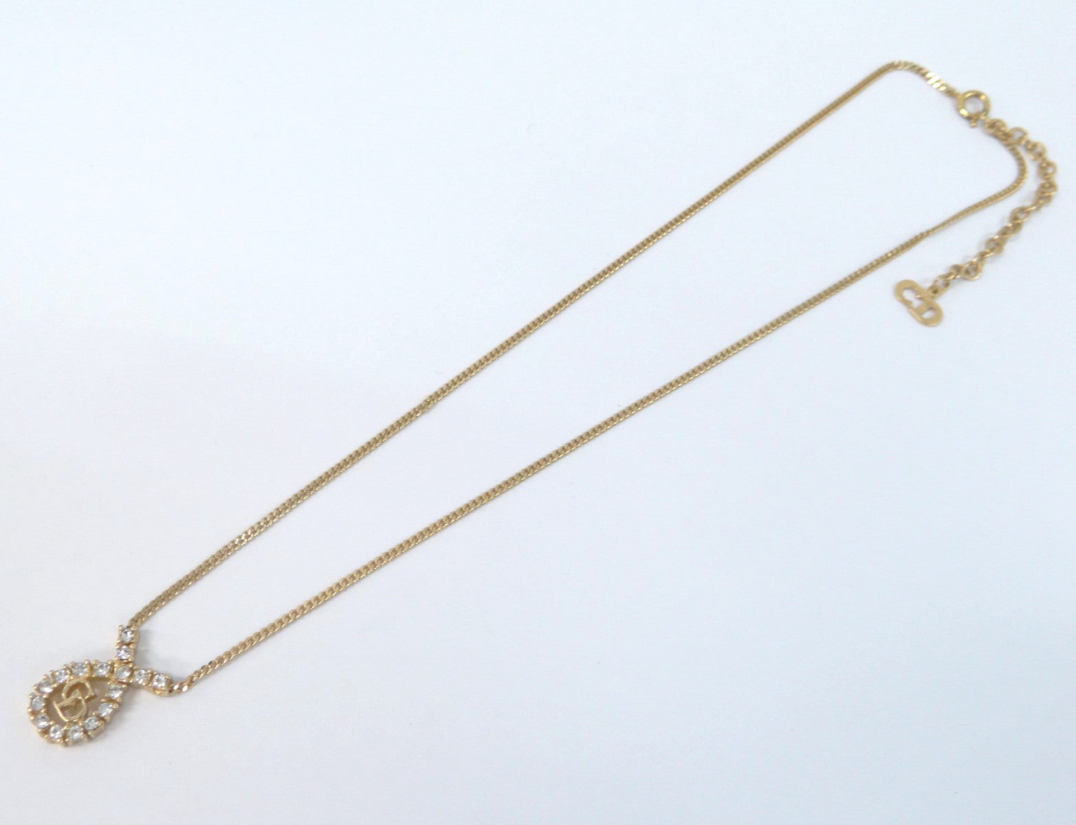 Dior Chain Necklace Pendant - Gold, Metal