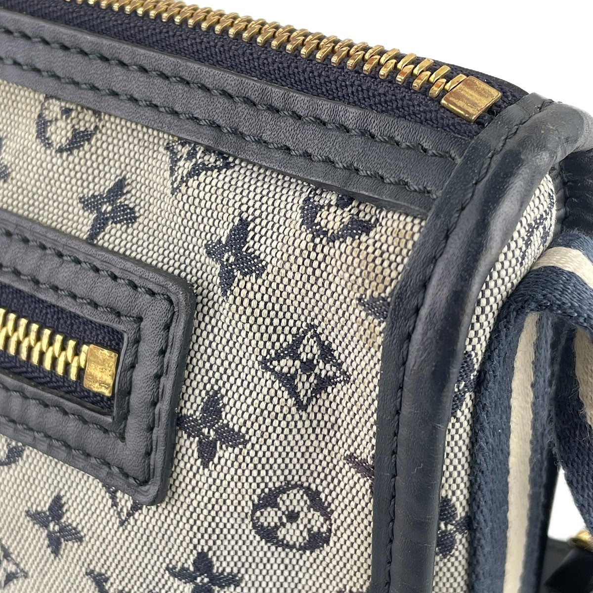 Louis Vuitton Pochette Catherine Shoulder Bag - Navy, Cotton