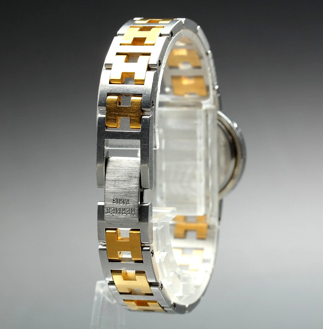 Hermès Clipper Wristwatch - White, Stainless Steel