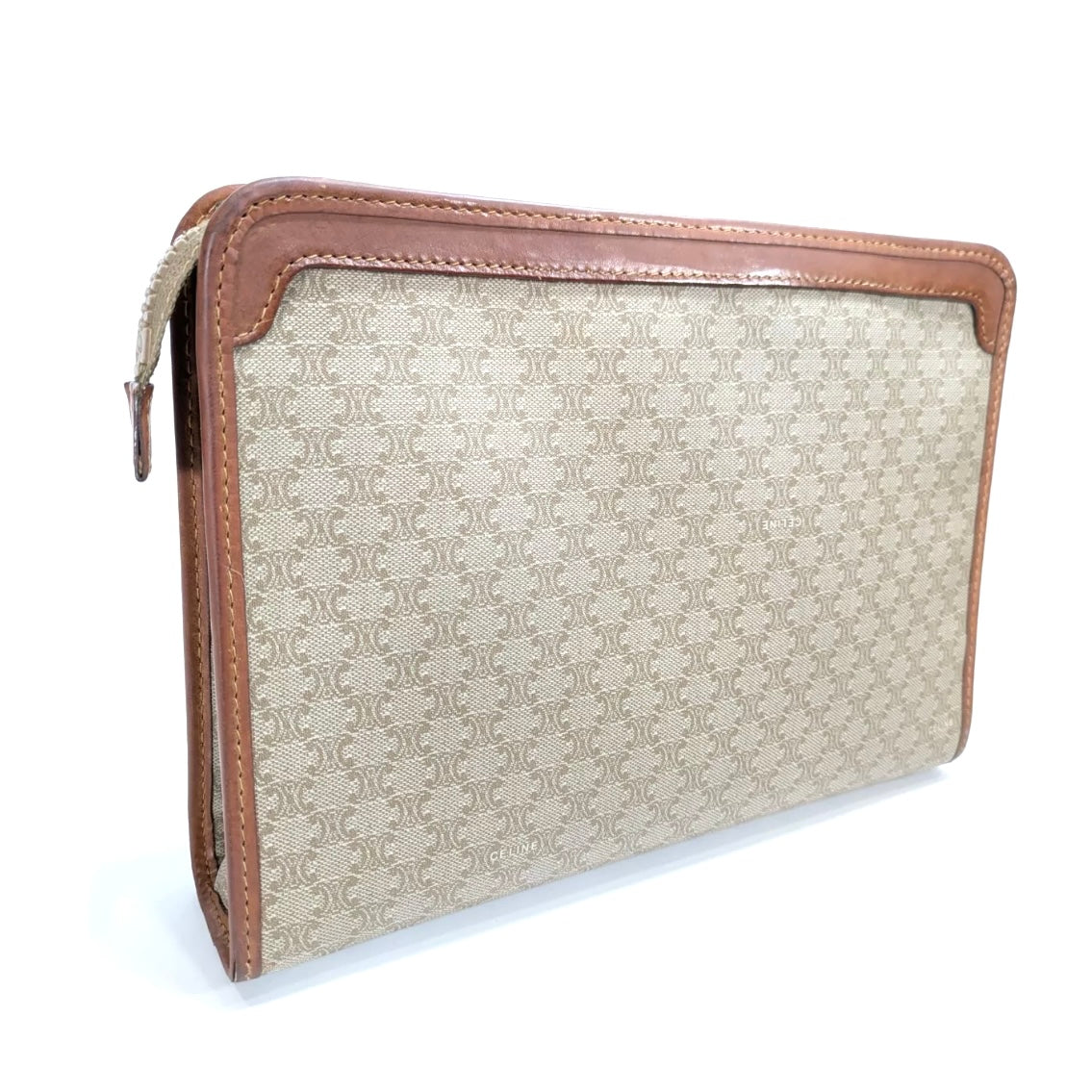 CELINE Vintage Clutch Macadam
