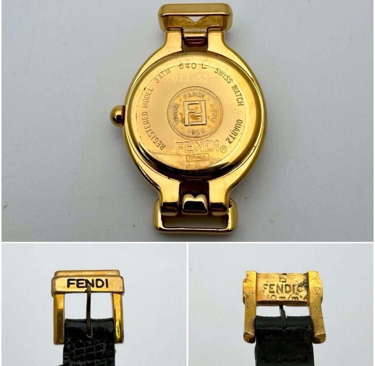Fendi 640L Wristwatch - Gold, Stainless Steel