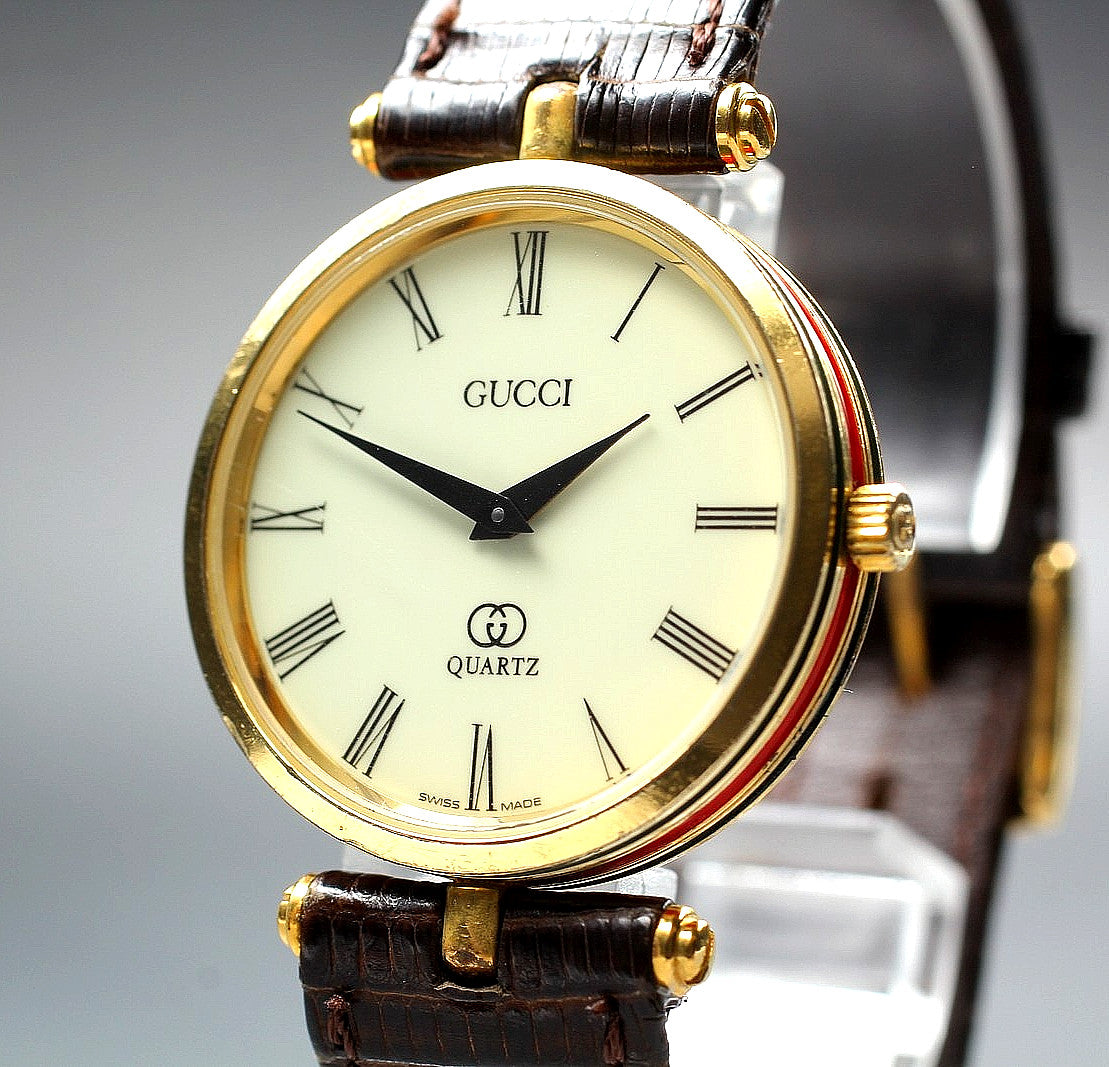Gucci 2000M Watch - Ivory, Leather 