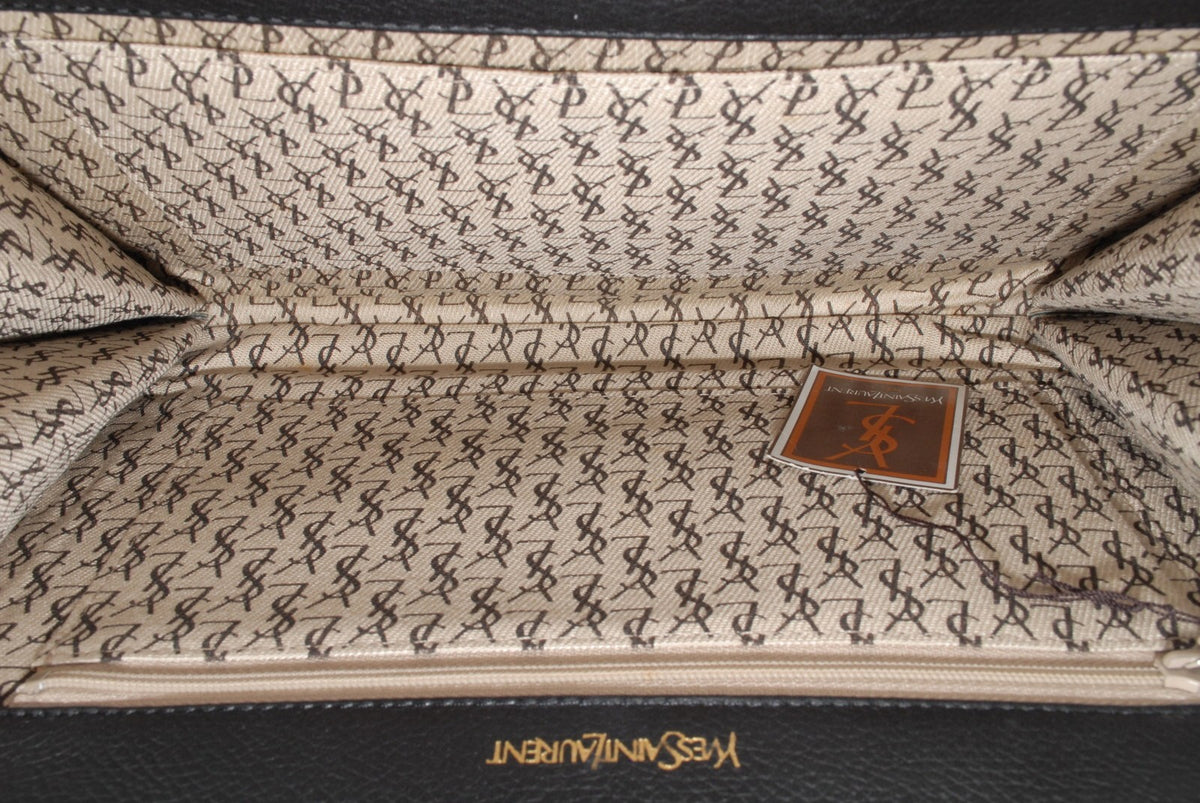 Saint Laurent Yves Saint Laurent Clutch Bag - Black, Leather