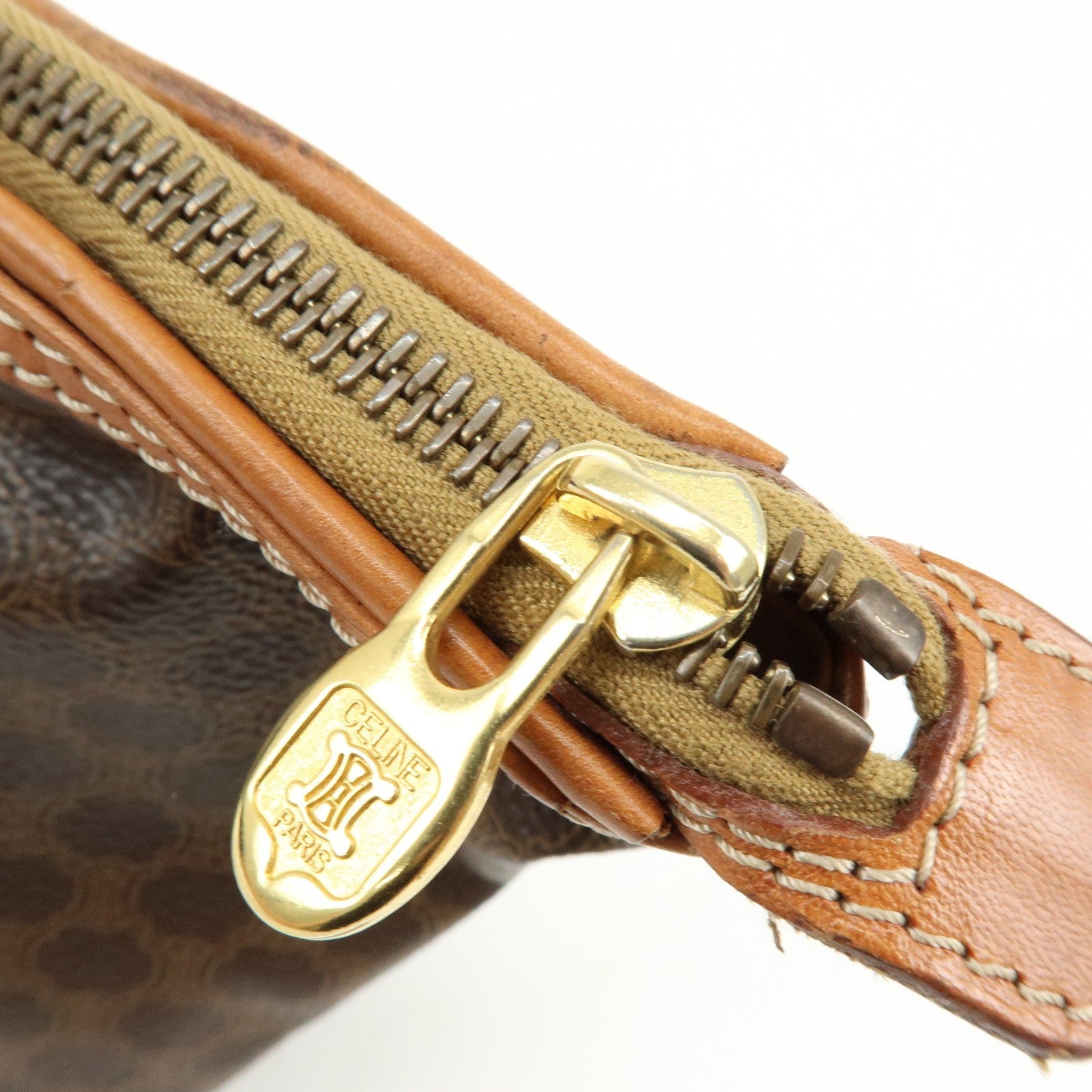 Celine Pouch Accessory Pouch - Brown, PVC Leather
