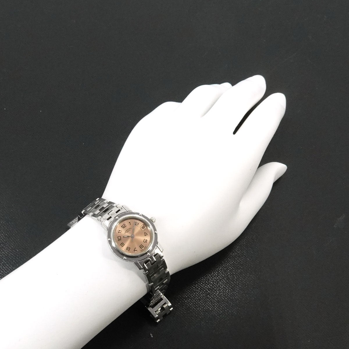Hermès Clipper CL4 210 Watch - Pink, Stainless Steel