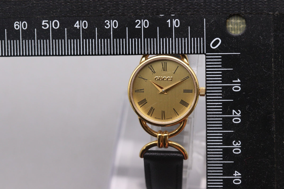 Gucci 6000.2.L Watch - Gold, Stainless Steel