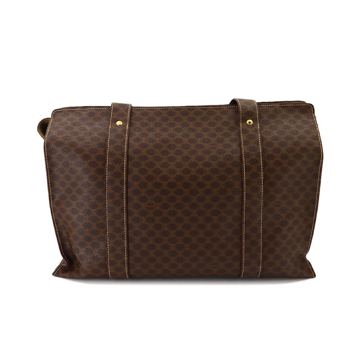 Celine Macadam Tote Bag - Brown, PVC Leather
