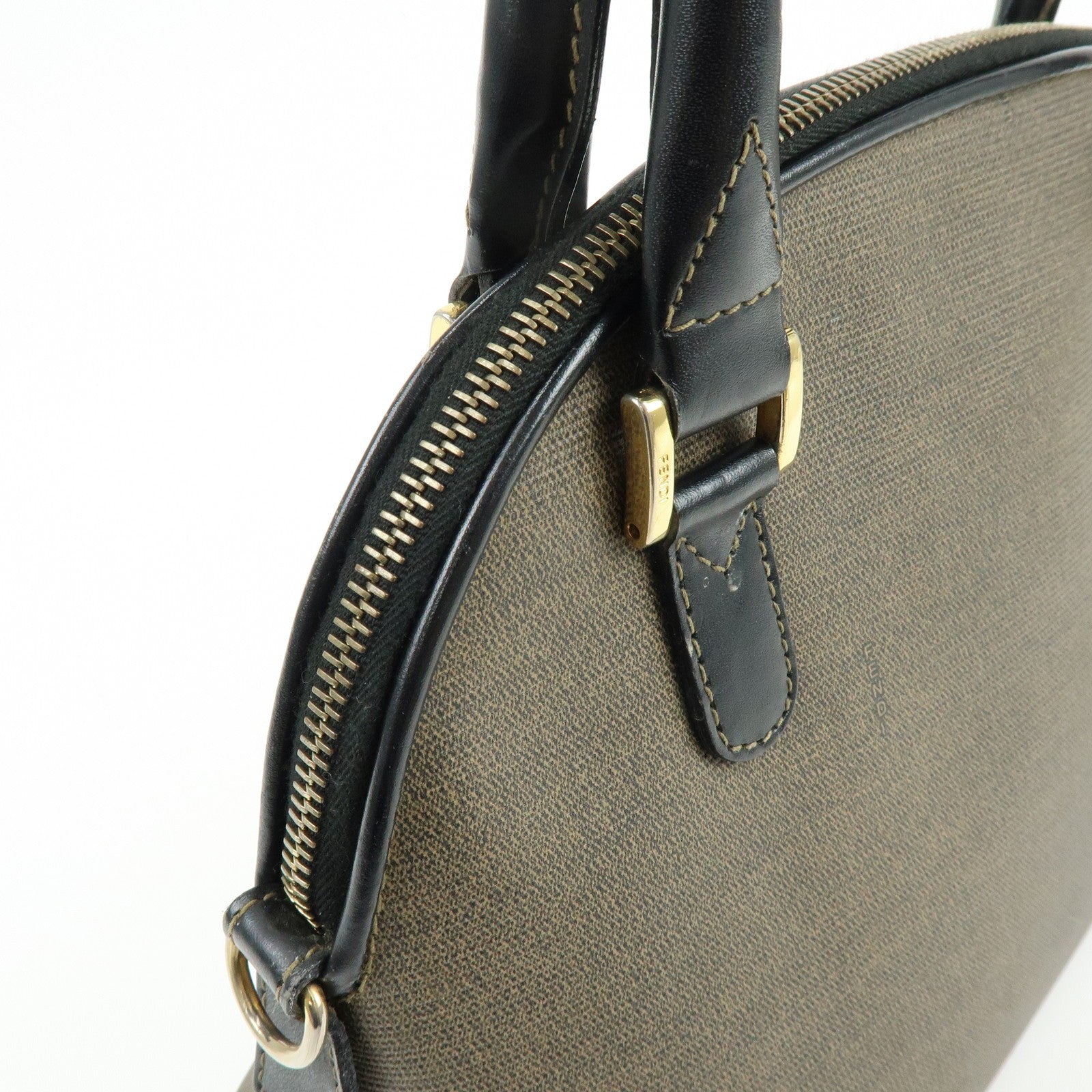 Fendi 2Way Bag Handbag - Brown, Leather