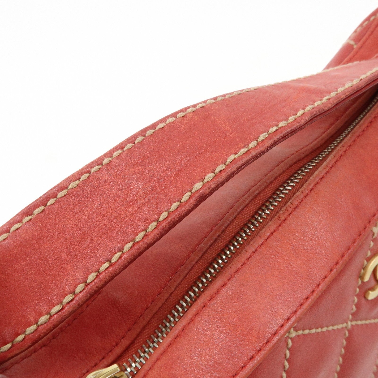 Chanel Mark Wild Handbag - Red, Leather