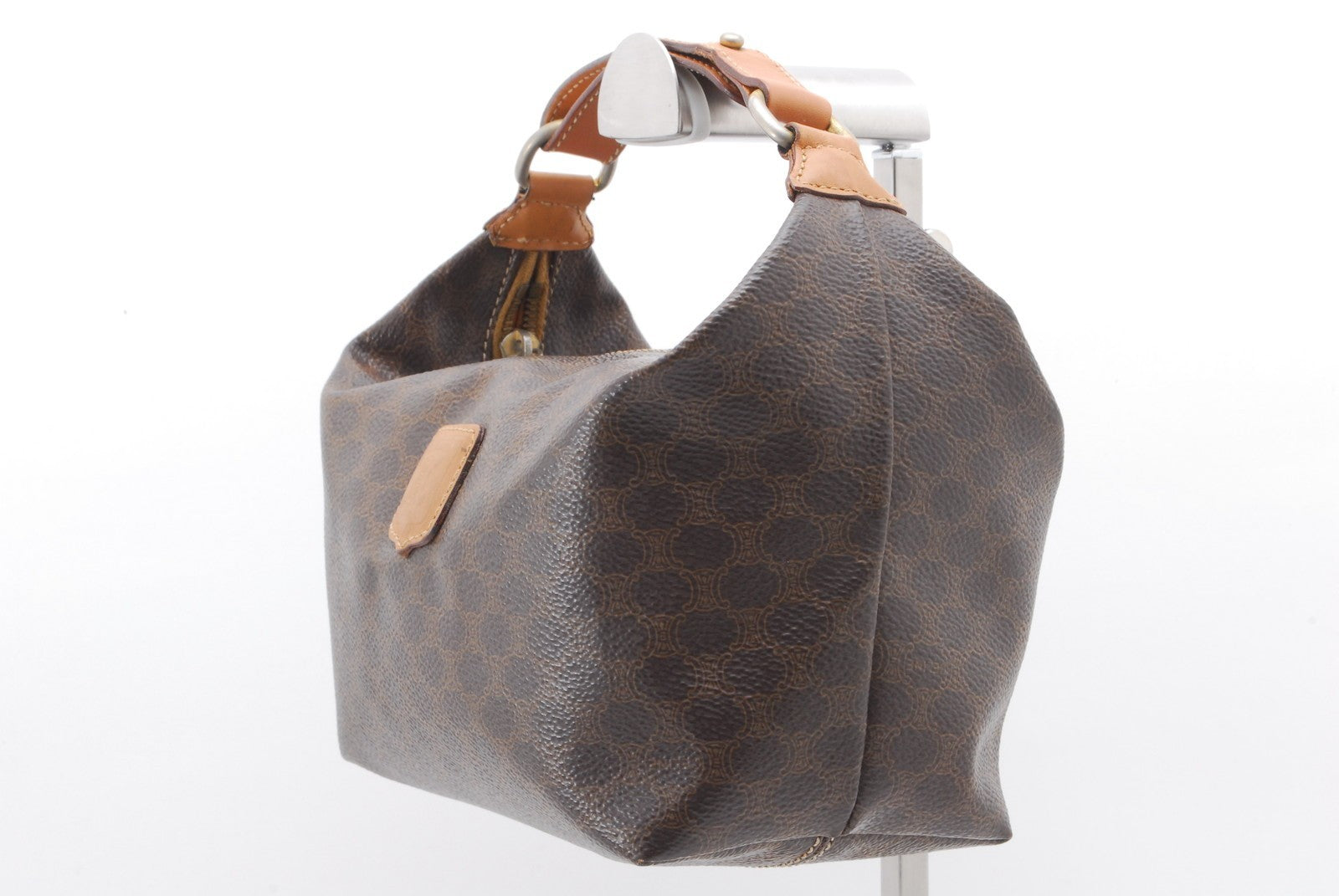 Celine Macadam Vanity Handbag - Brown, PVC