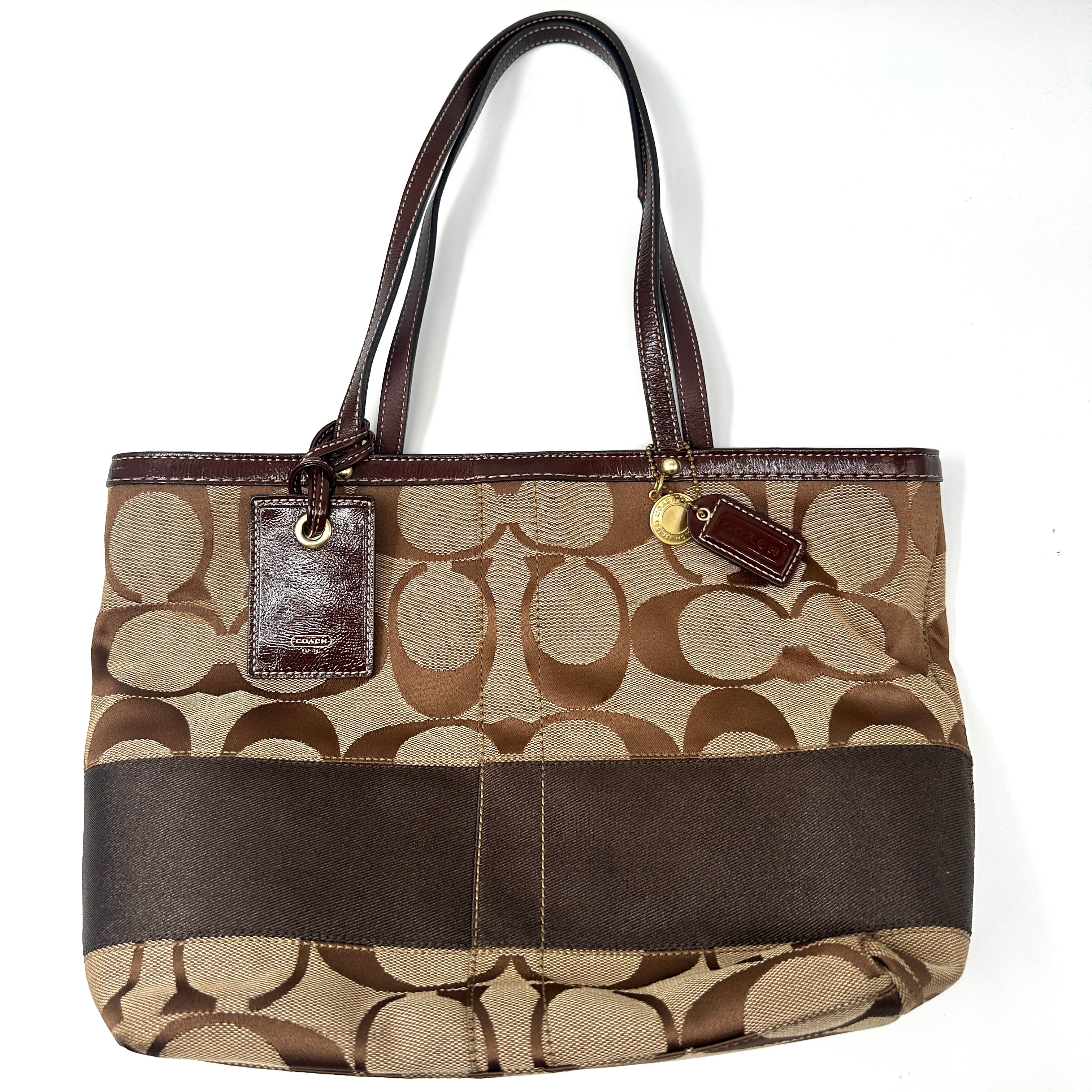 Signature Shoulder Tote Bag