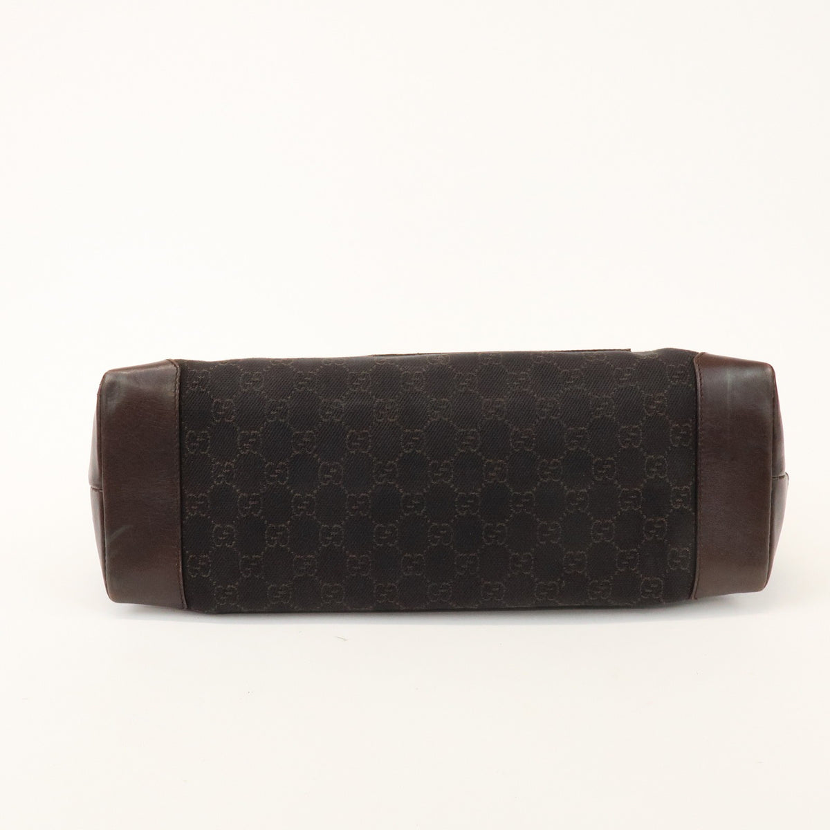 Gucci Tote Bag - Dark Brown, GG Canvas, Leather