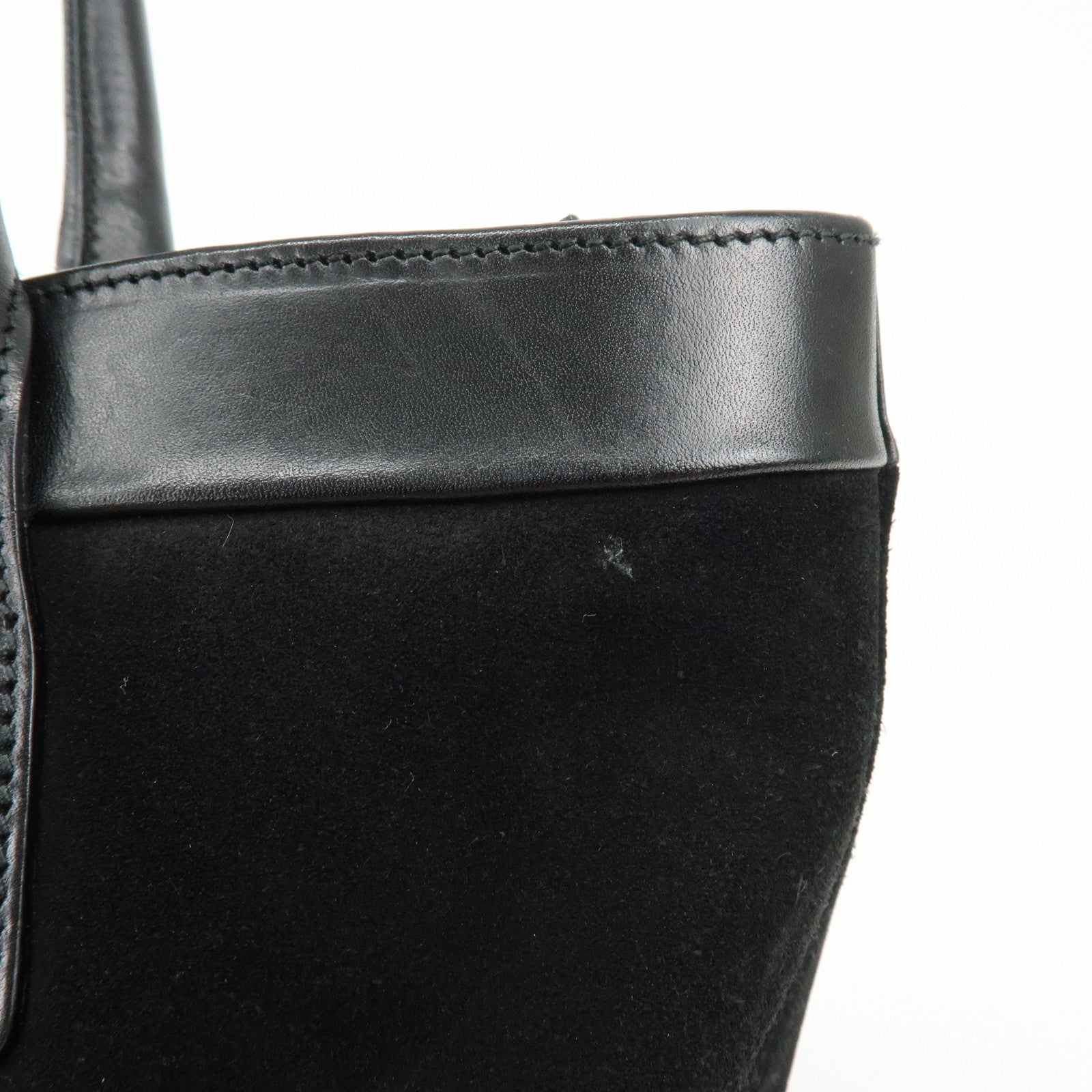 Gucci Shoulder Bag - Black, Suede Leather