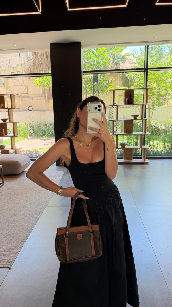 Celine Macadam Tote Bag - Brown, PVC Leather