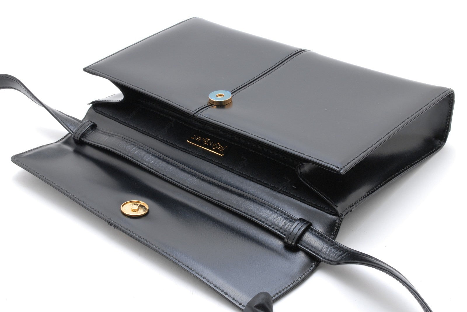 Saint Laurent Logo Shoulder Bag - Black, Leather