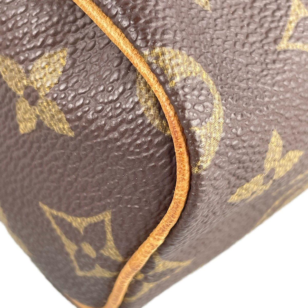 Louis Vuitton Mini Speedy Handbag - Brown, Canvas- מגיע עם המנעול!