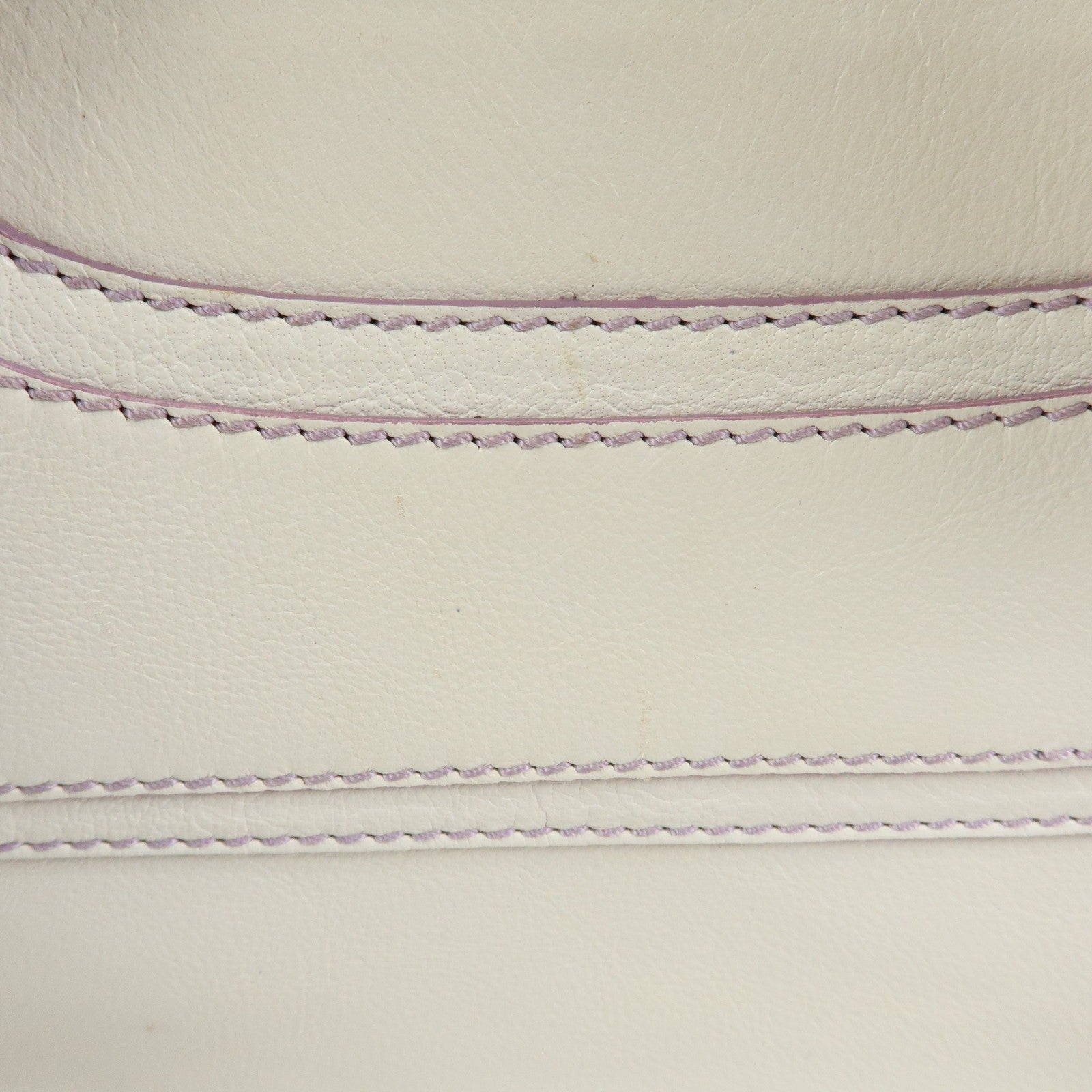 Celine Boogie Bag Handbag - White, Purple, Leather