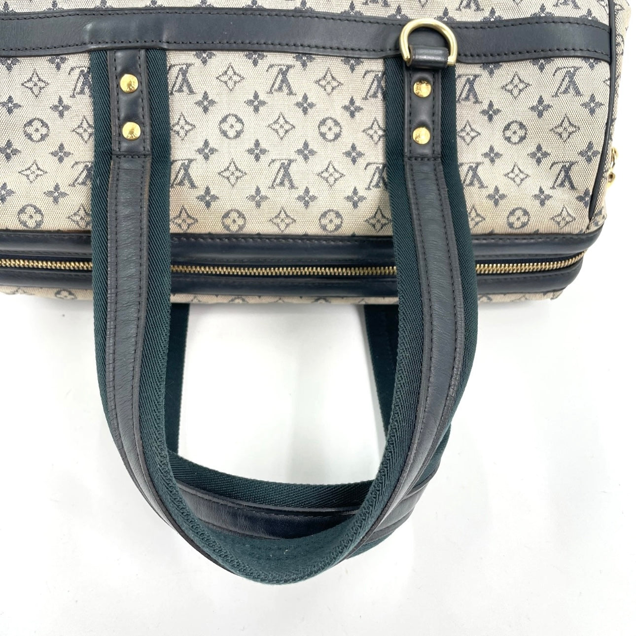 LOUIS VUITTON Monogram Mini Lin Navy Josephine GM