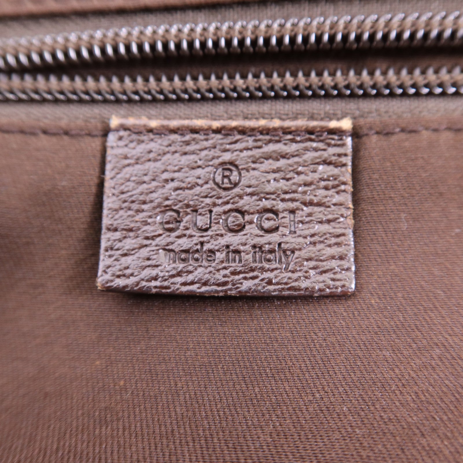 Gucci GG SHW Tote Bag - Brown, Canvas 