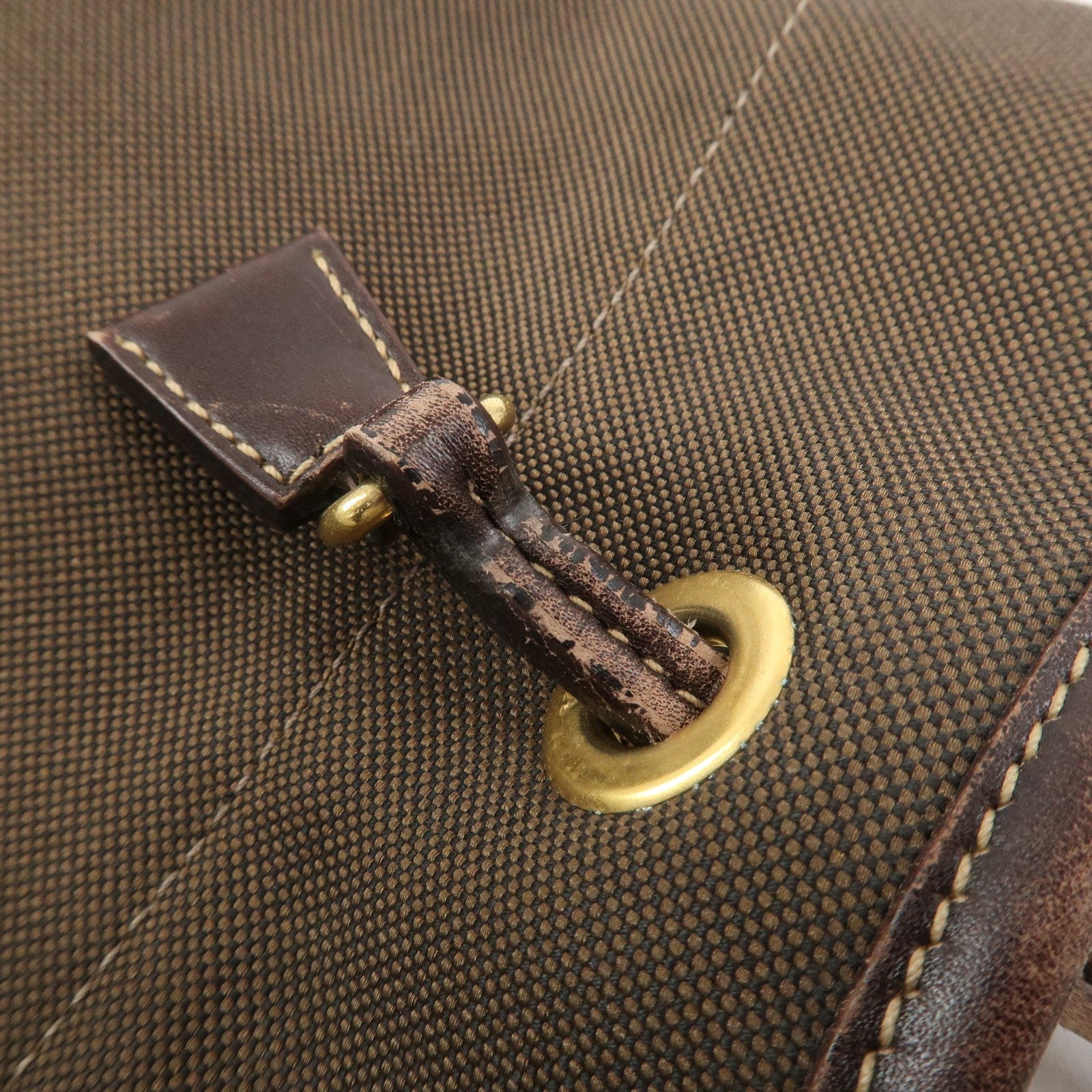 Prada Tote Bag - Brown, Jacquard Canvas, Leather