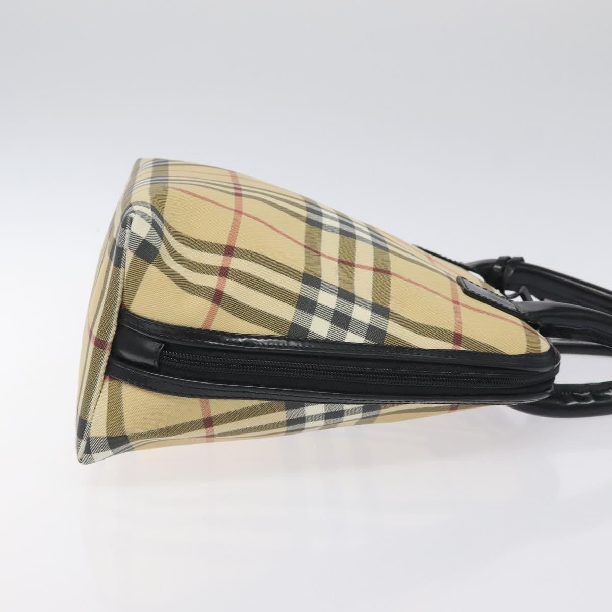 Burberry Nova Check Handbag - Beige/Silver, PVC Leather