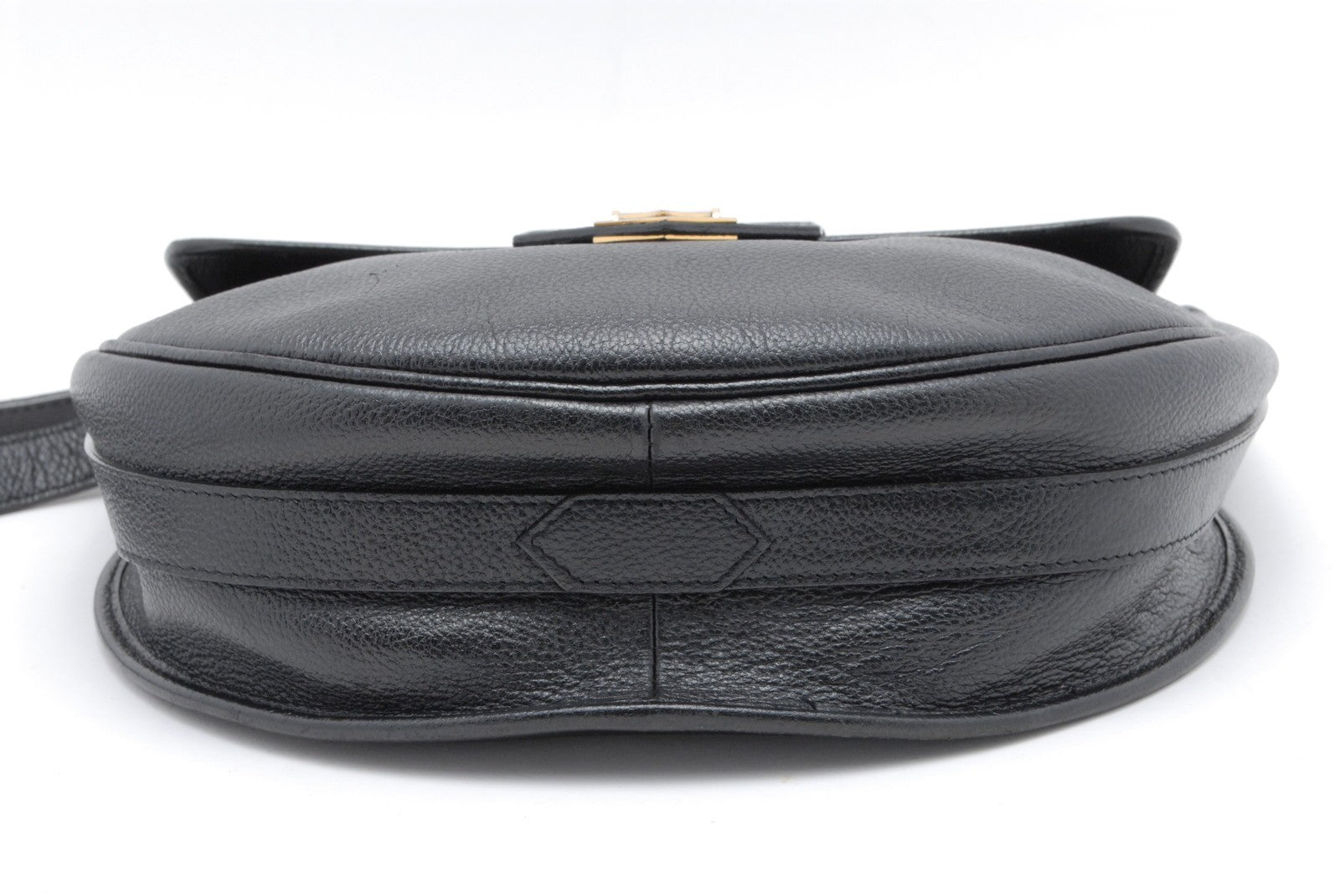 Saint Laurent Cassandra Crossbody Bag - Black, Leather