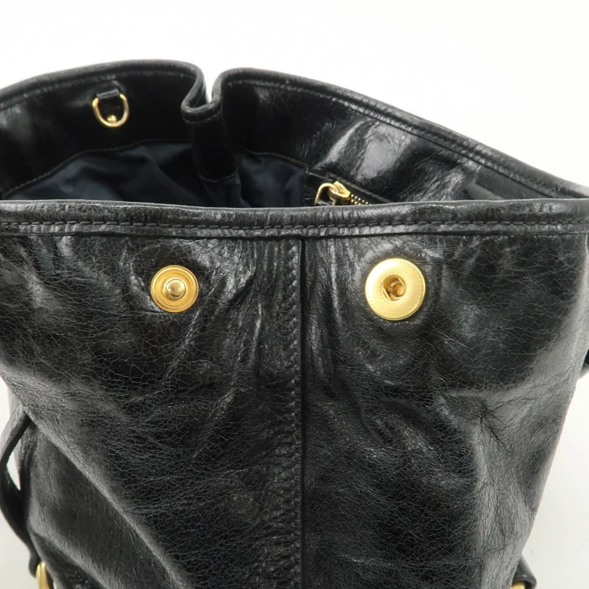 MIUMIU Leather Hand, crossbody Bag Black