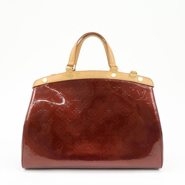 Louis Vuitton M91690 2Way Shoulder Bag - Rouge Fauve, Vernis Leather