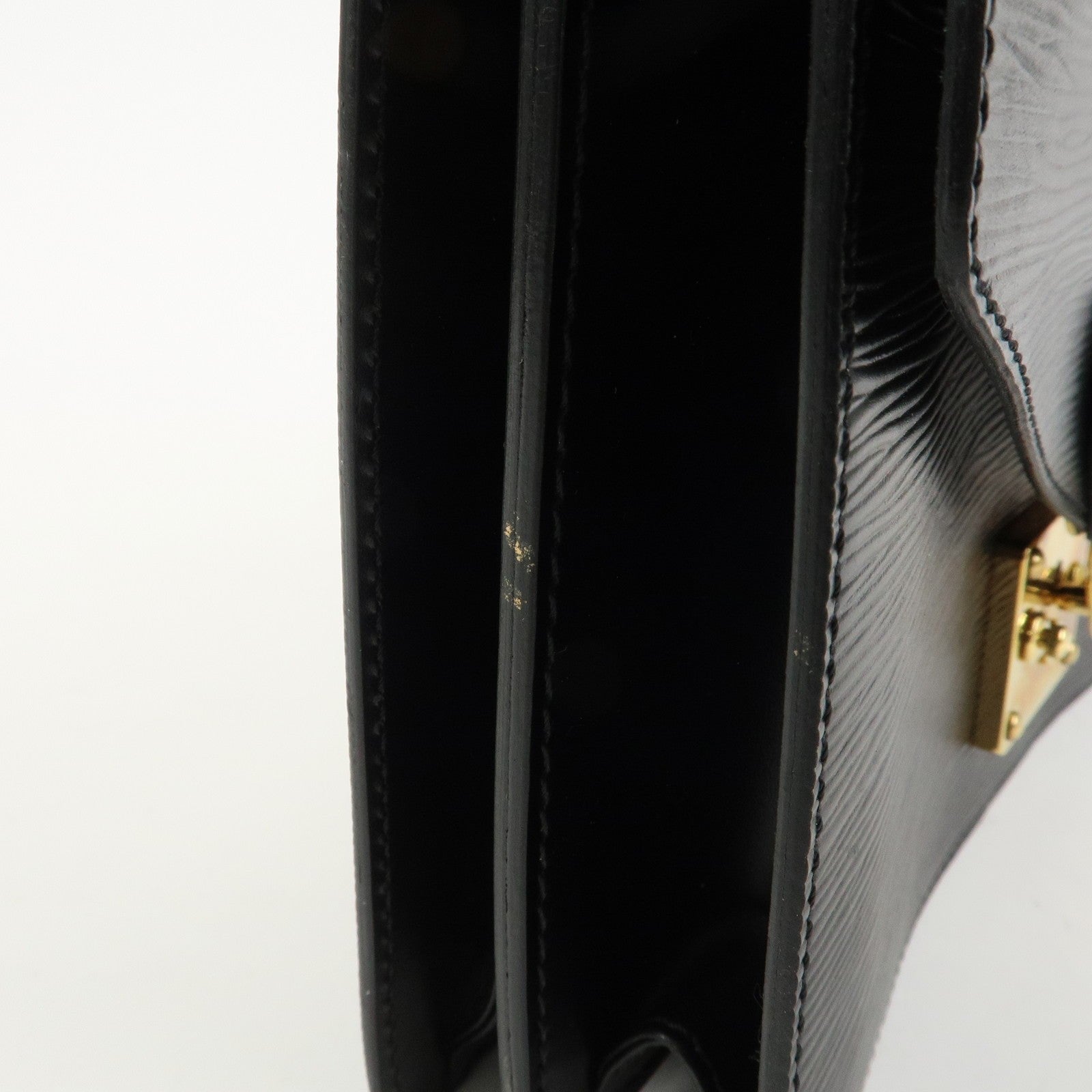 Louis Vuitton Epi Concorde Leather Hand Bag Noir Black