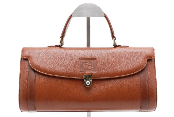 Burberry Burberrys Hand Bag - Brown, Leather