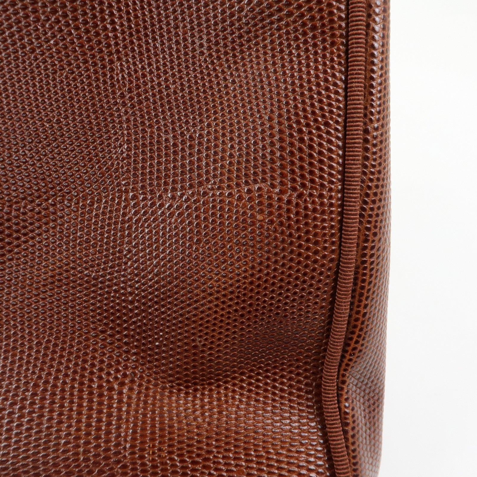 Ferragamo Vara Tote Bag - Brown, Embossed Leather