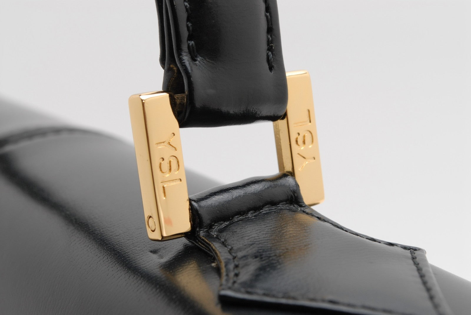 Saint Laurent Yves Saint Laurent Tote Hand Bag - Black, Leather