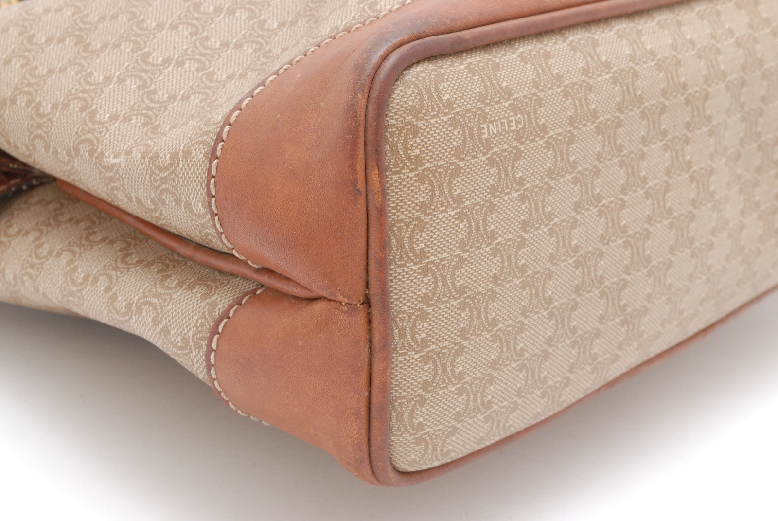 Celine Macadam Handbag - Brown, PVC