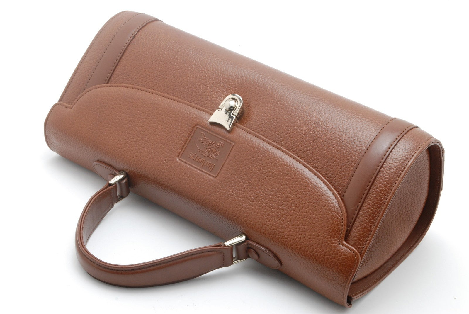 Burberry Barrel Bag Handbag - Brown, Leather